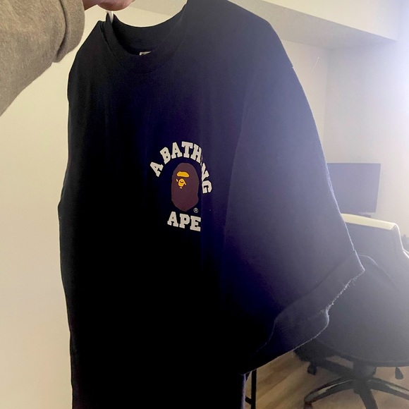 BAPE COLLEGE TEE - Picture 1 of 4